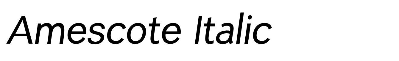 Amescote Italic